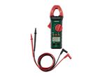 A Parkside digital clamp meter with red and black test leads.