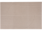 LIVARNO beige dörrmatta med geometriskt mönster av raka och böjda linjer