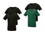 To sæt Parkside t-shirts, et sort og et grøn.