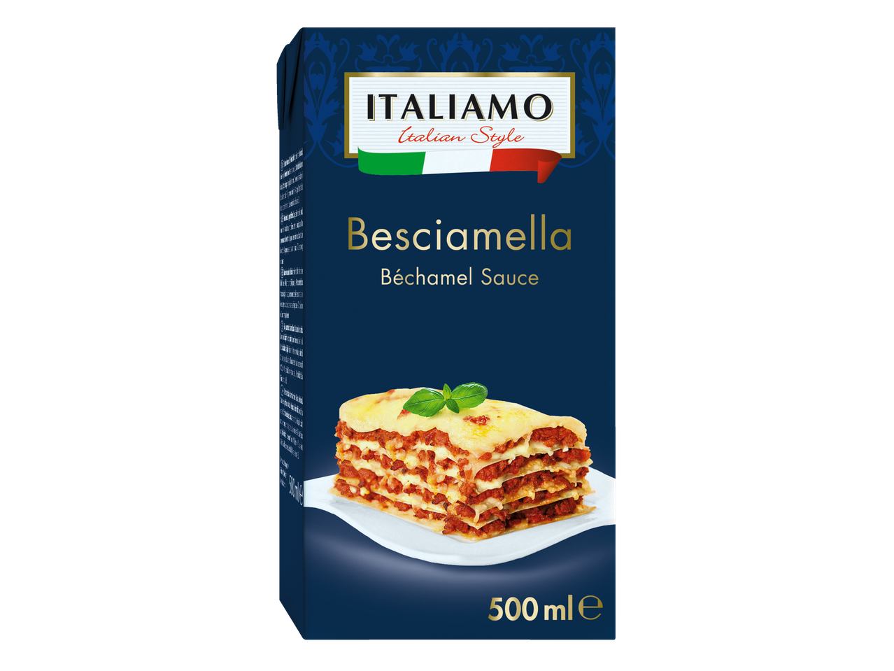 ITALIAMO Italiaanse stijl Besciamella Béchamelsaus (500 ml)
