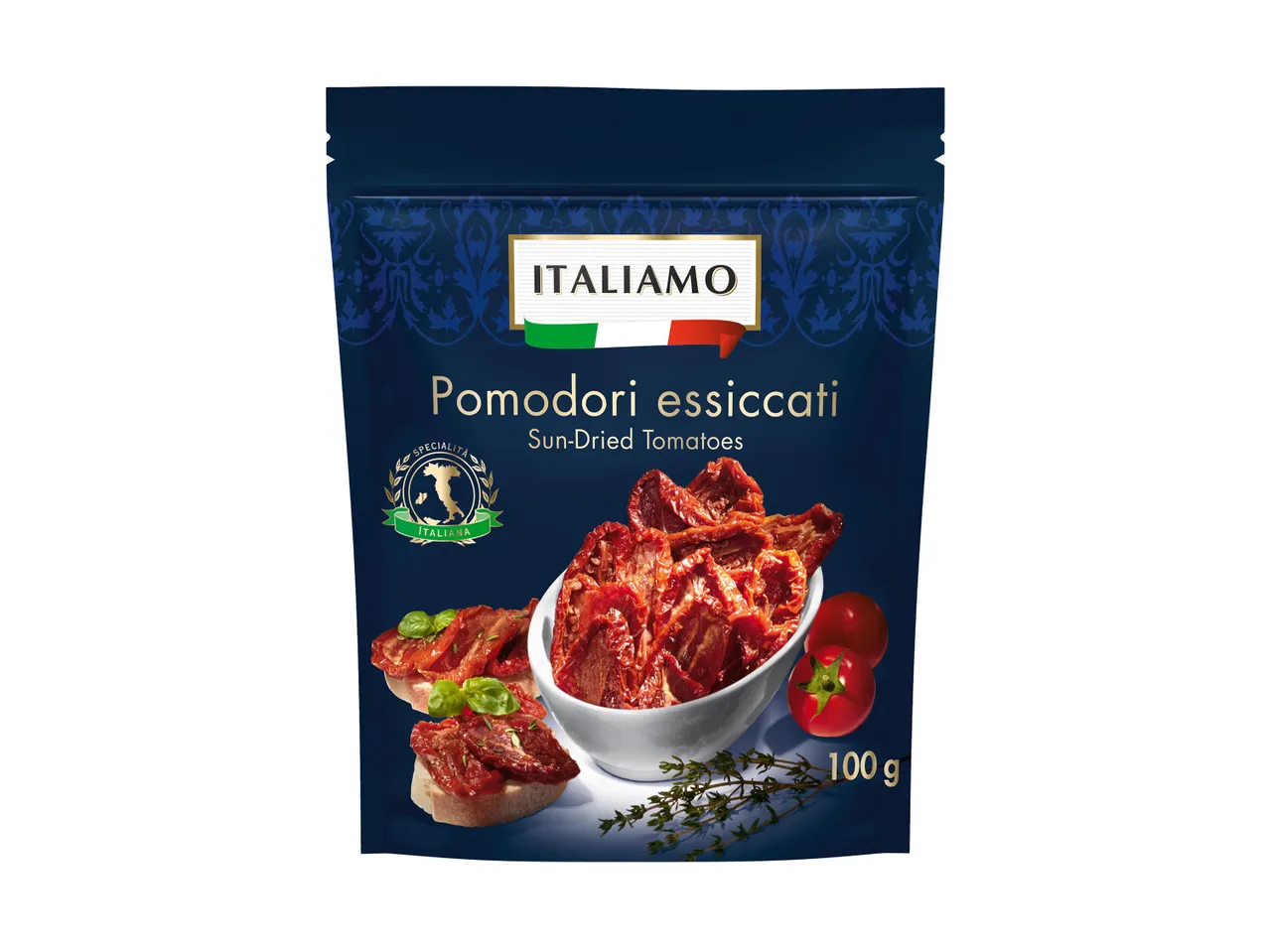 Italamo Pomodori Secchi szárított paradicsom tasak.