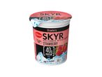 Milbona Skyr Icelandic Style Strawberry yogurt pot, high in protein and fat-free.