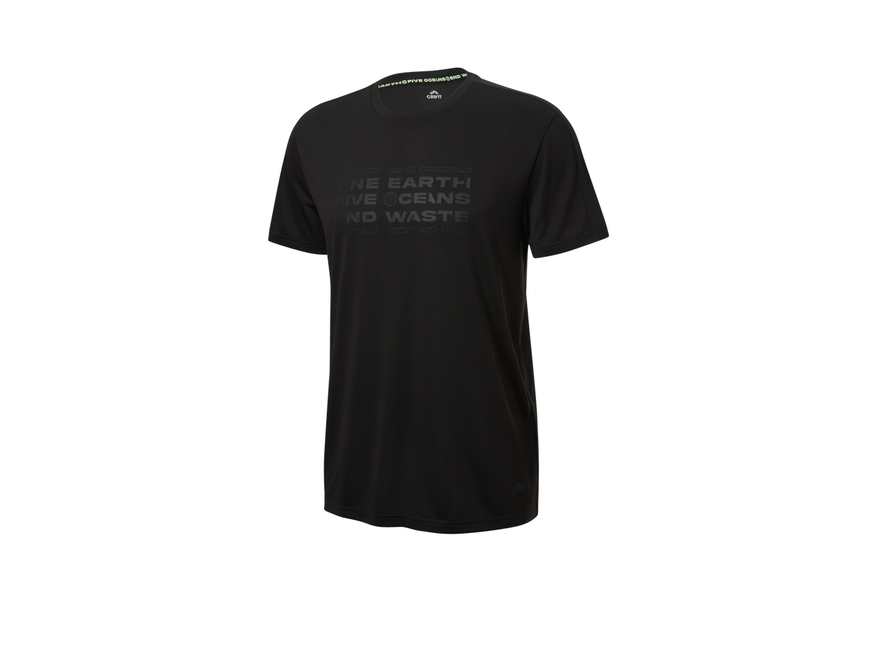 T-shirt sportiva nera