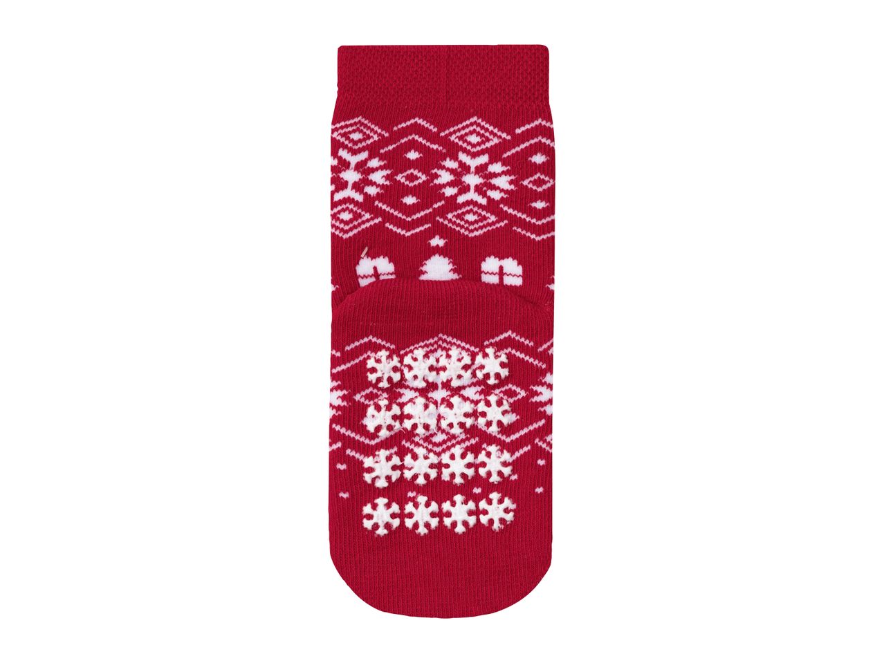 Go to full screen view: Lupilu Younger Kids’ Christmas Thermal Socks - 2 pairs - Image 8