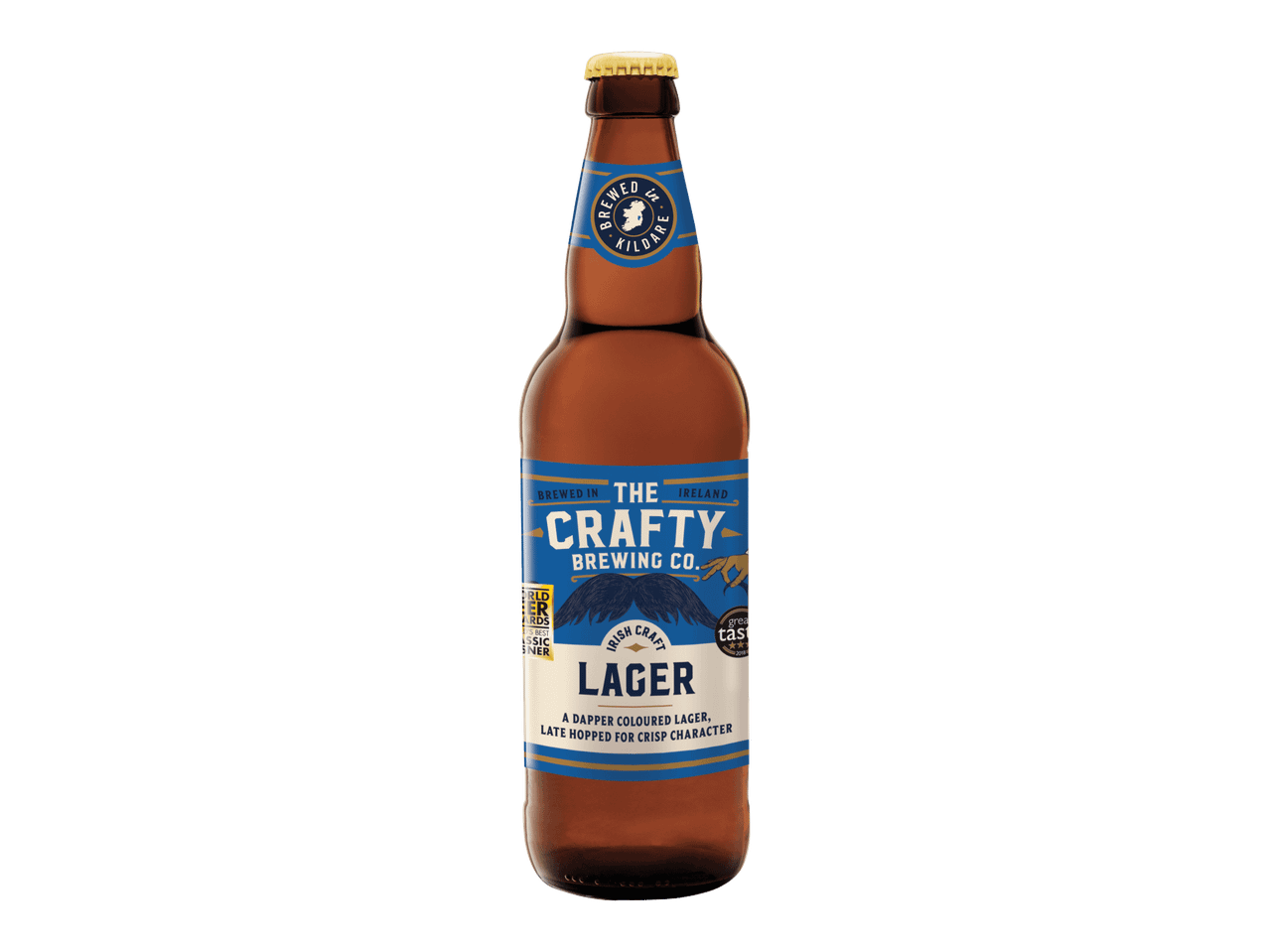 Crafty Brewing Co:n Lager-olutpullo.