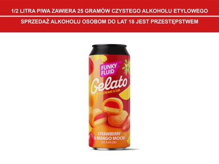 Funky Fluid Gelato: Strawberry & Mango Mochi