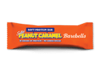 Orange proteinbar med teksten 'Salted Peanut Caramel', 16 gram protein og ingen tilsat sukker.