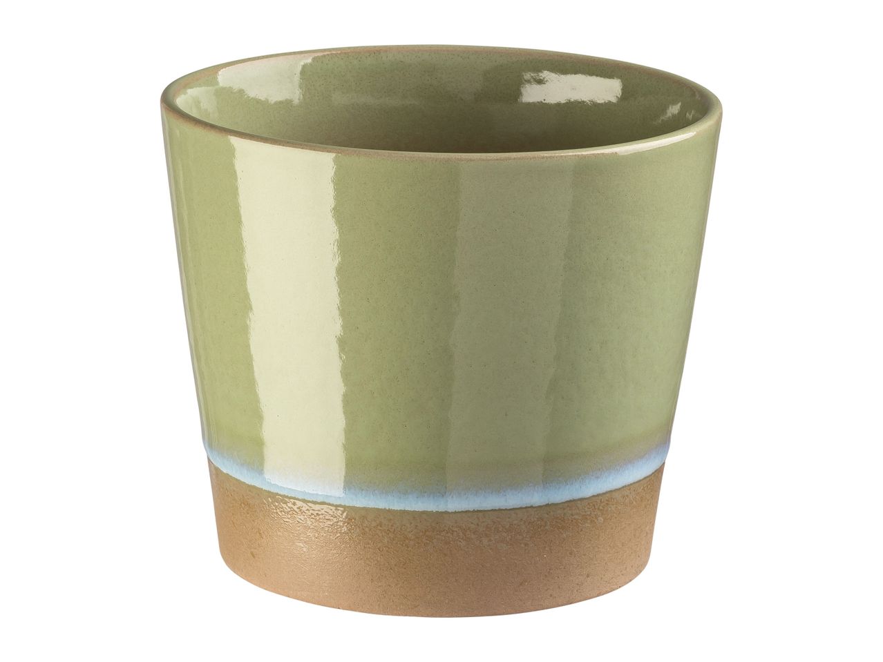 Go to full screen view: Livarno Home Plant Pot - Green - Image 1