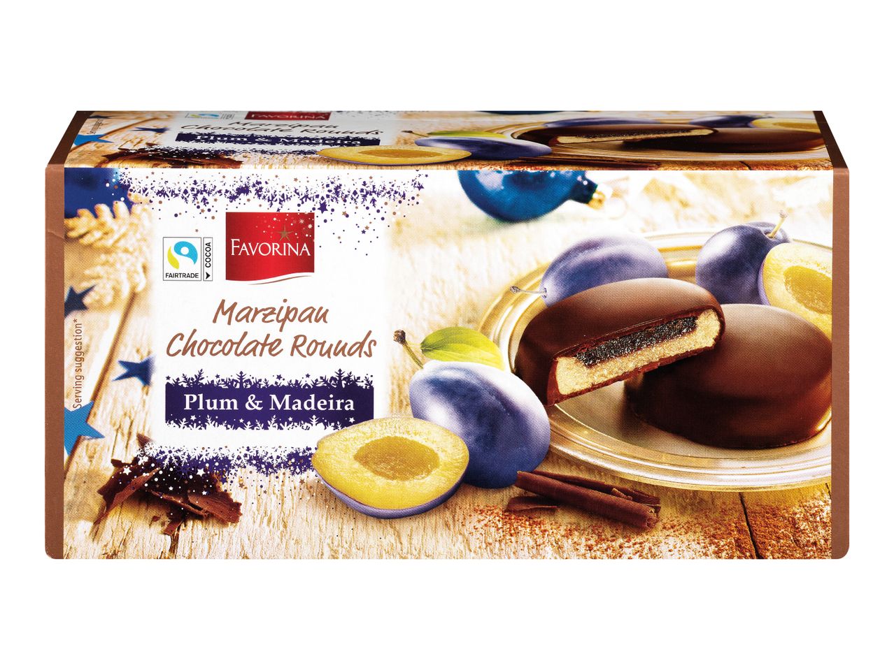 Finest Marzipan Rounds with Madeira Plum