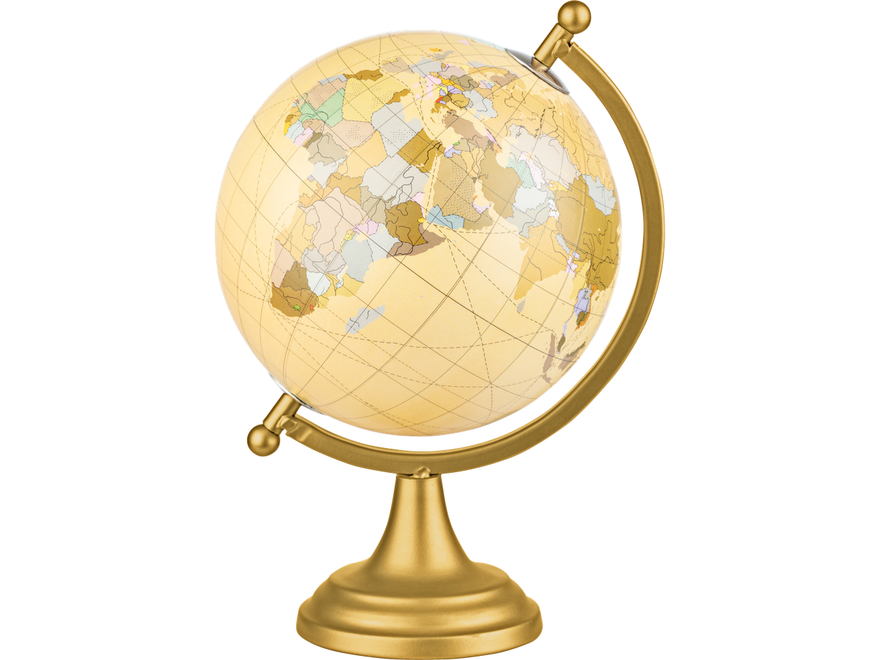 Livarno Home kuldne gloobus, dekoratiivne aksessuaar