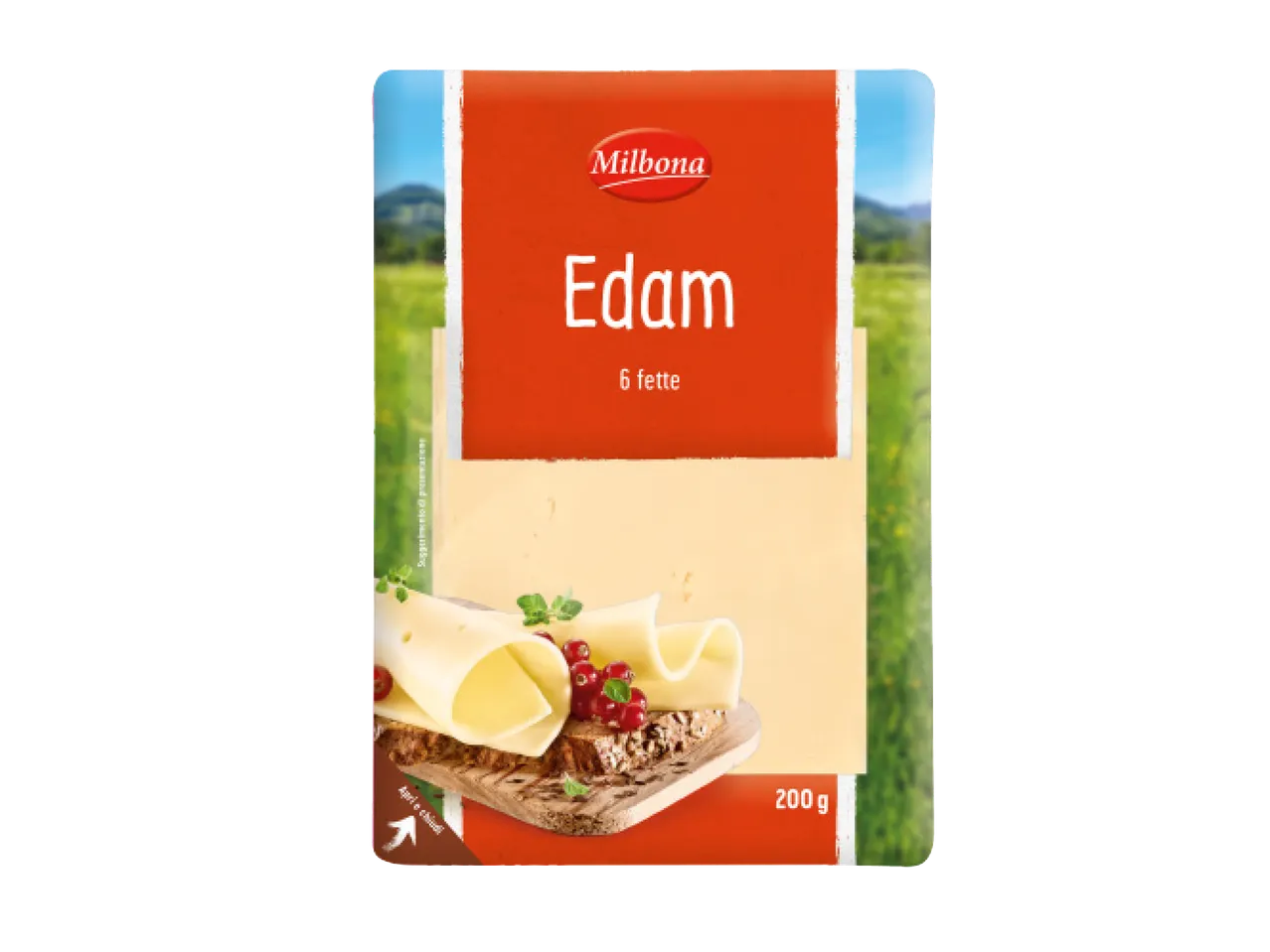 Edam a fette