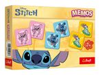 Disney Stitch Memos game box with character cards and a 3+ age rating.