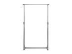 Clothes rack, simple metal frame.
