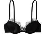 Sutiã preto Esmara com detalhes em renda