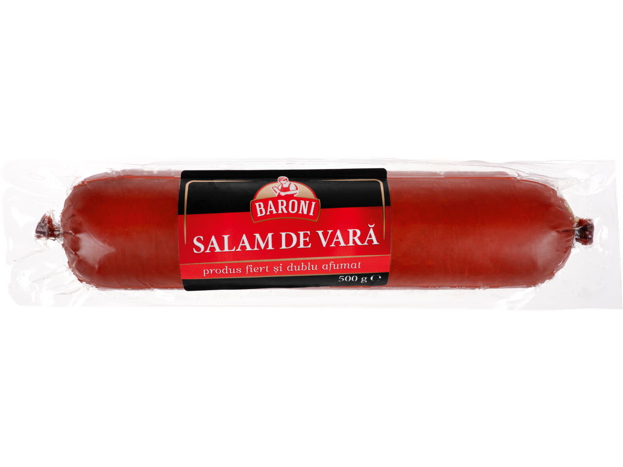 Salam Baroni Salam de Vară, cârnați ambalați.