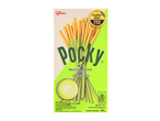 Pocky Milky Matcha biscuit sticks, green tea and milk flavored, 33g.