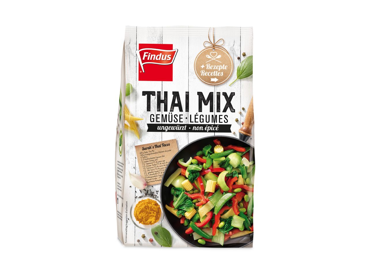 Findus Thai Mix: Ungewürztes Gemüse für thailändische Gerichte.