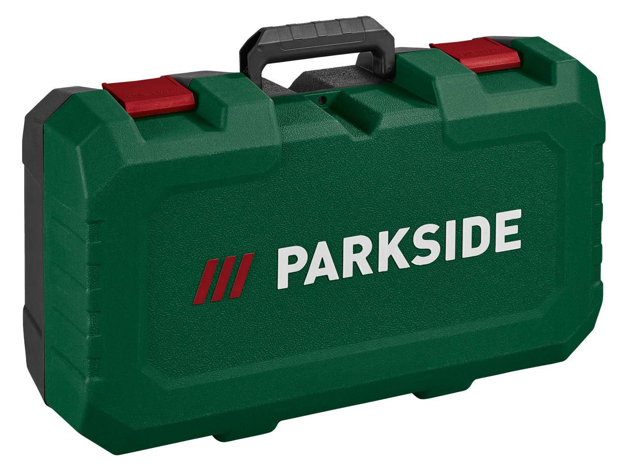 Polizor unghiular Parkside® într-o cutie de scule verde