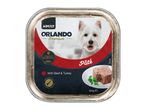 Orlando Premium: Adult dog pâté with beef and turkey.