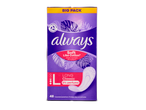 Always maandverband, lange, klassieke, ongeparfumeerde maandverbanden en pantyliners.