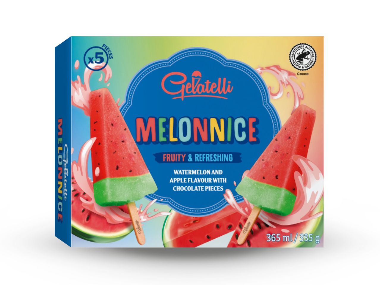 Celestia Melonnice sladoled na slici.