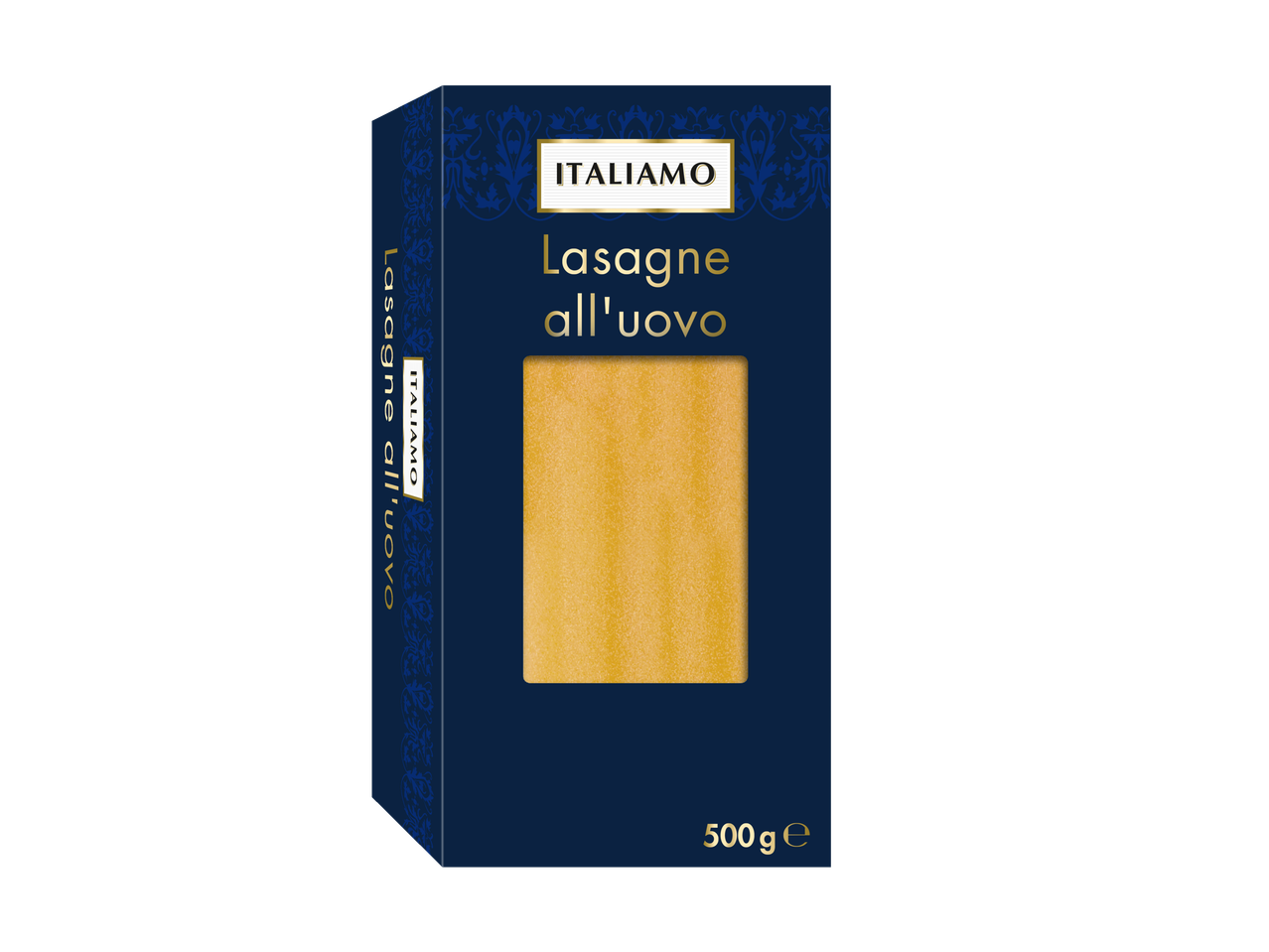 ITALIAMO Lasagne all'uovo makaronai, 500g dėžutė.