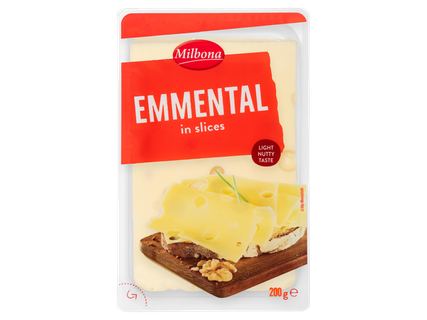 Szeletelt ementáli sajt