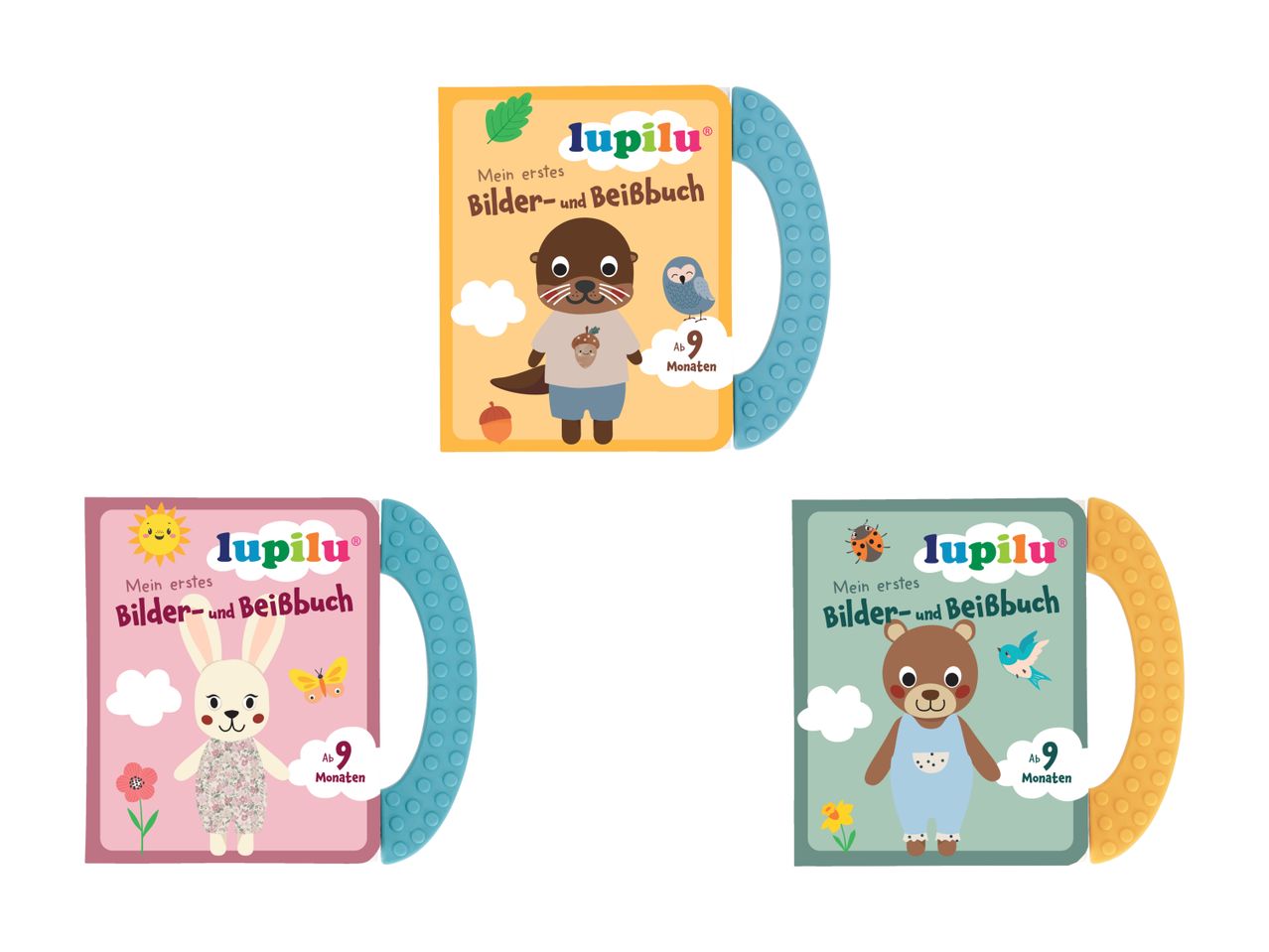 Drei süße Topito Kinderbücher mit Tieren.