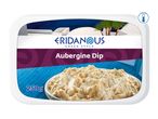 Eridanous Greek Style Aubergine Dip, 250g, in a white container with a blue and purple label.