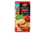Piri piri kipburger met frietjes en saus, 270g, 90 seconden bereidingstijd.