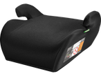 Black car seat booster cushion.