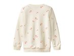 Cream-colored sweatshirt with a scattered daisy print on the back.