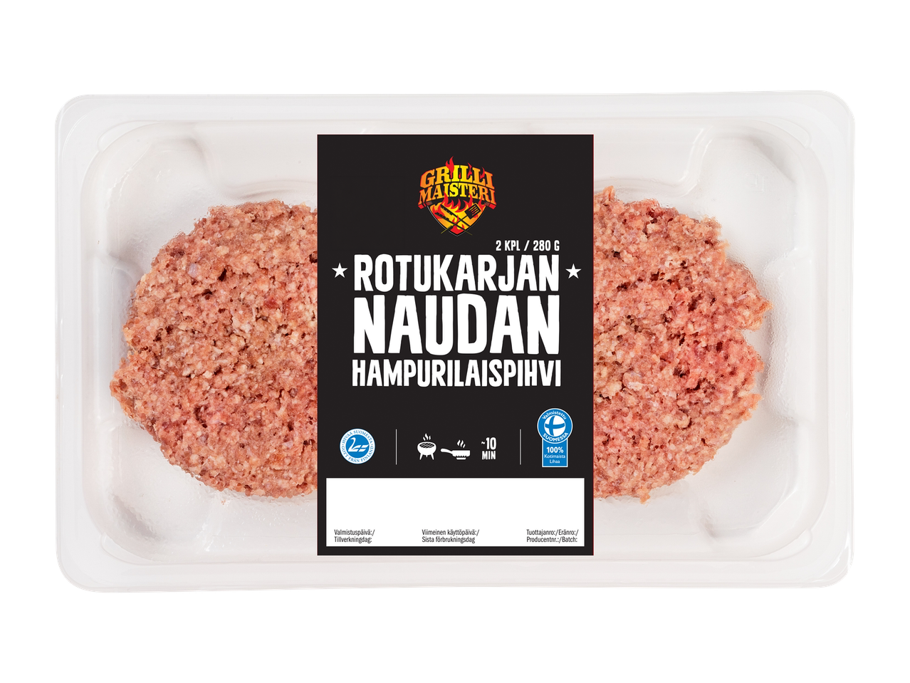 Rotukarjan hampurilaispihvi