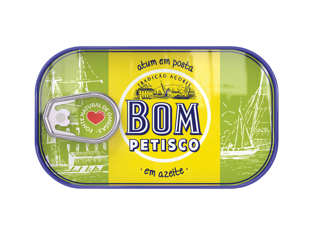 Atum Bom Petisco em azeite.