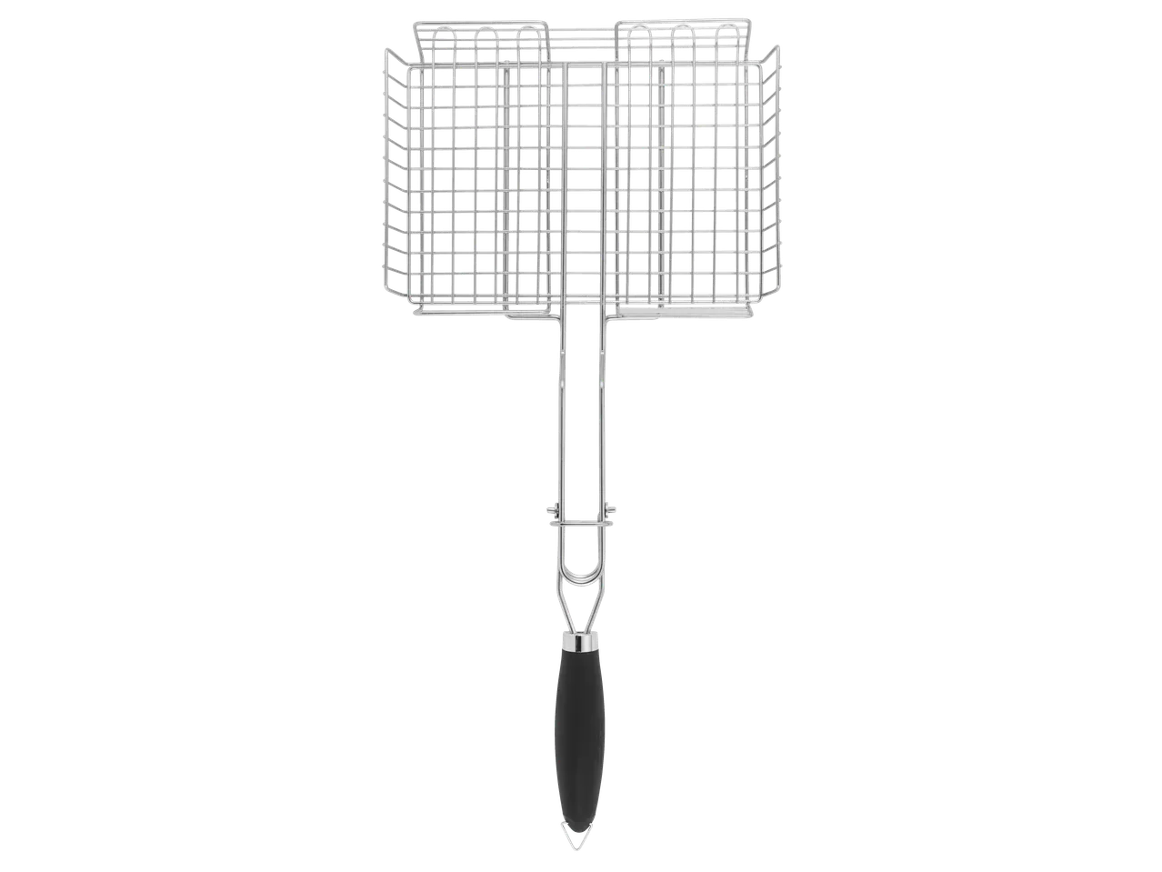 GRILLMEISTER grila turētājs/groziņš ar melnu rokturi