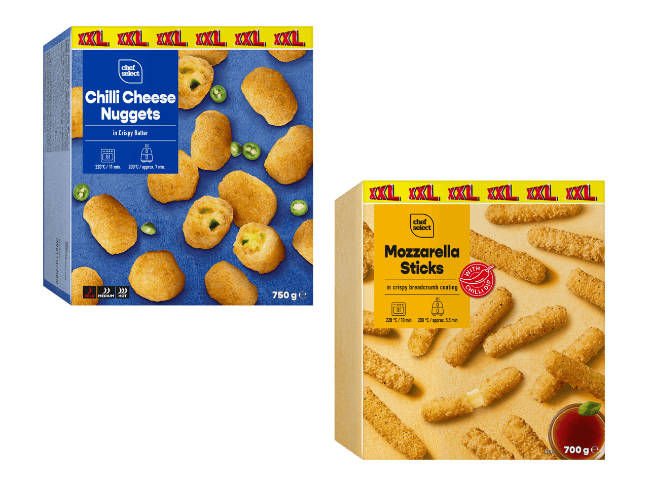 Paneroitu juustosnack XXL