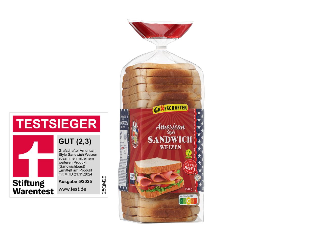 Grafschafter American Style Sandwichbrot.