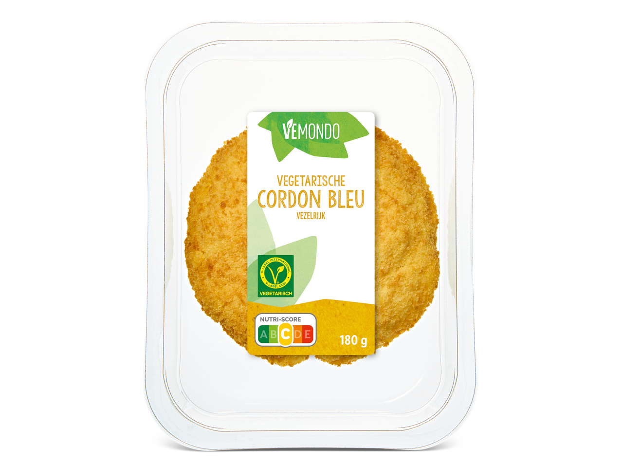 Vemondo vegetarische cordon bleu, 180g.