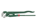 A green PARKSIDE pipe wrench with a red adjustment knob.