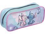 Light blue pencil case with Stitch and Angel from Lilo & Stitch