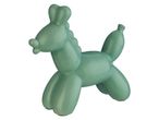 Statuetta a forma di cavallo di palloncino, colore verde menta.