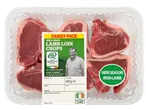 Irish lamb loin chops, family pack.