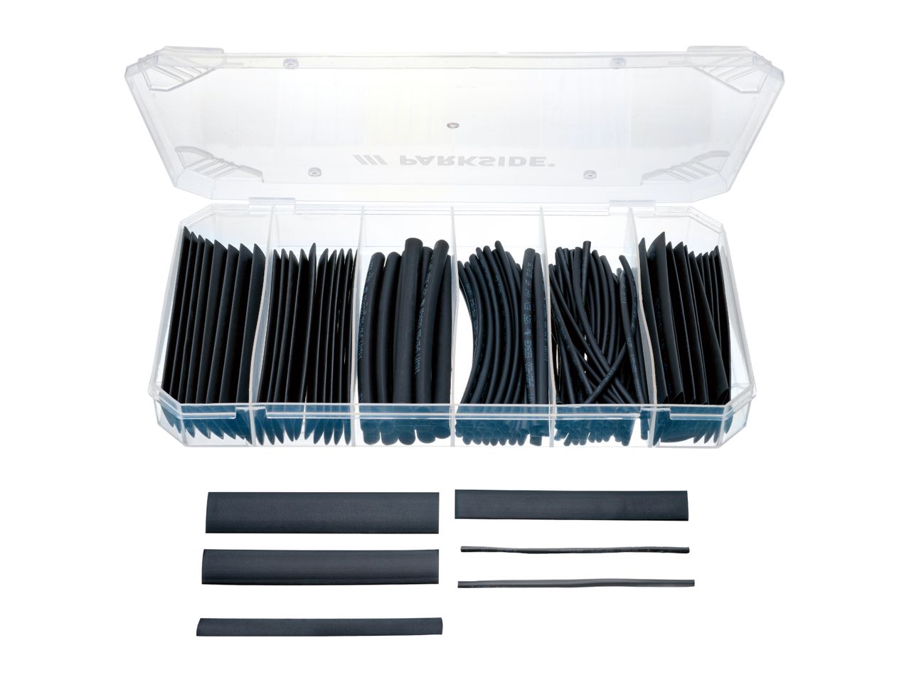 Parkside Shrink Tubing Assortment - 125 Pieces 