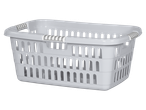 W5® Laundry basket/tub, 40 l, white, with handles