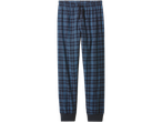 Vīriešu rūtainas pidžamas bikses, tumši zilas un zilas