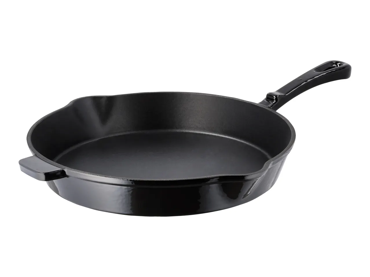 Silvercrest 30cm Cast Iron Pan - Black