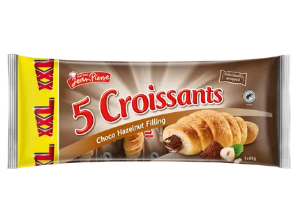Croissant met cacao-hazelnootvulling