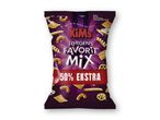 Kim's Favorit Mix snacks med 50% ekstra.