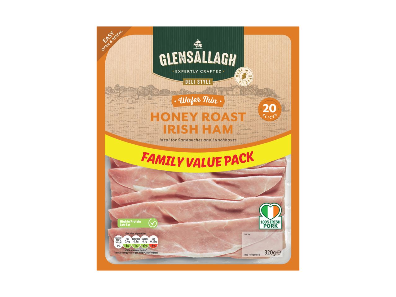 Glenallach Honey Roast Ham Family Value Pack