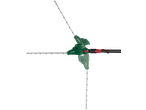 Parkside® 20V Cordless Extendable Hedge Trimmer with adjustable head and long pole.